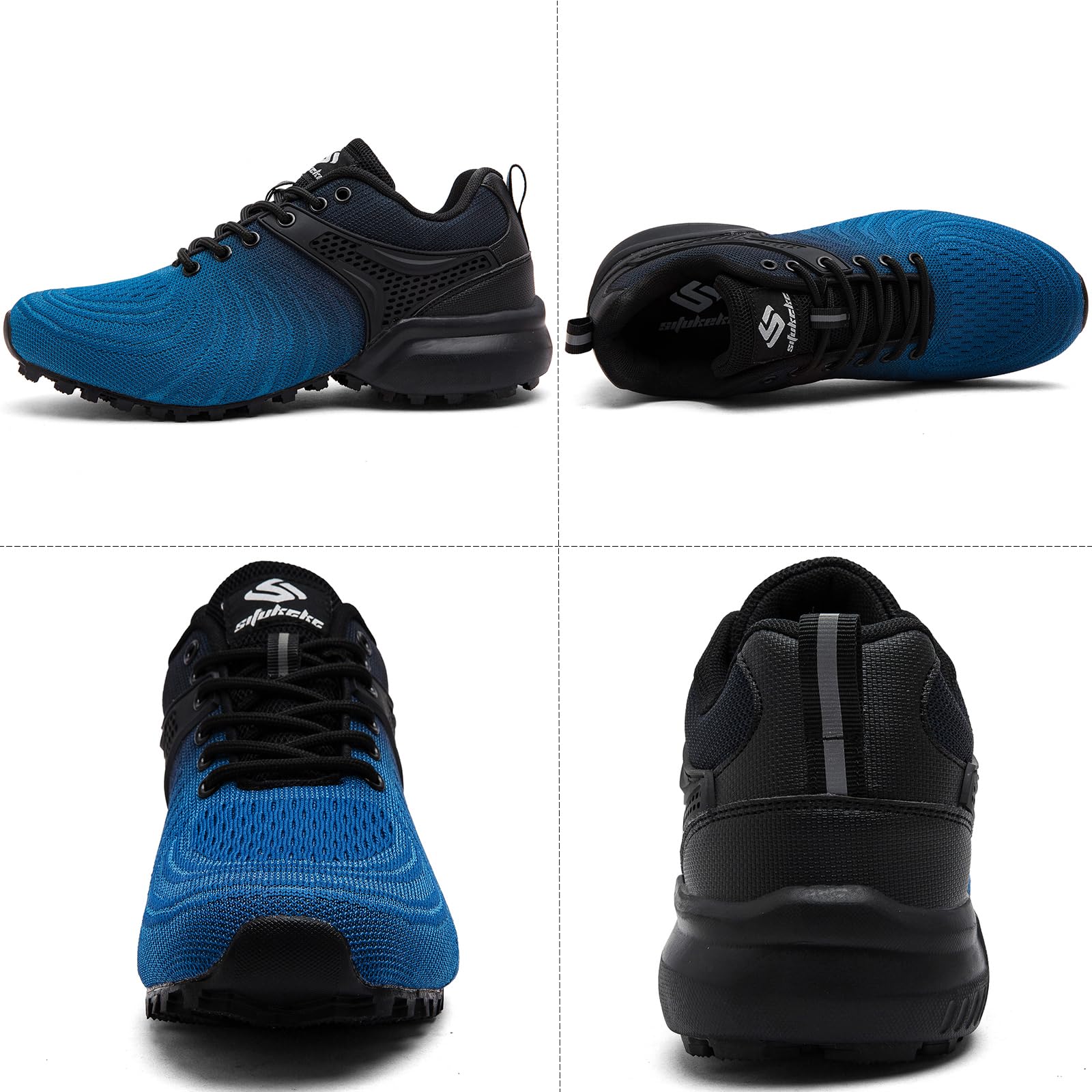 Scarpe Trail Running Uomo Scarpe da Trekking Scarpe da Escursionismo Antiscivolo Scarpe da Ginnastica Fitness Outdoor Traspirante Sportive