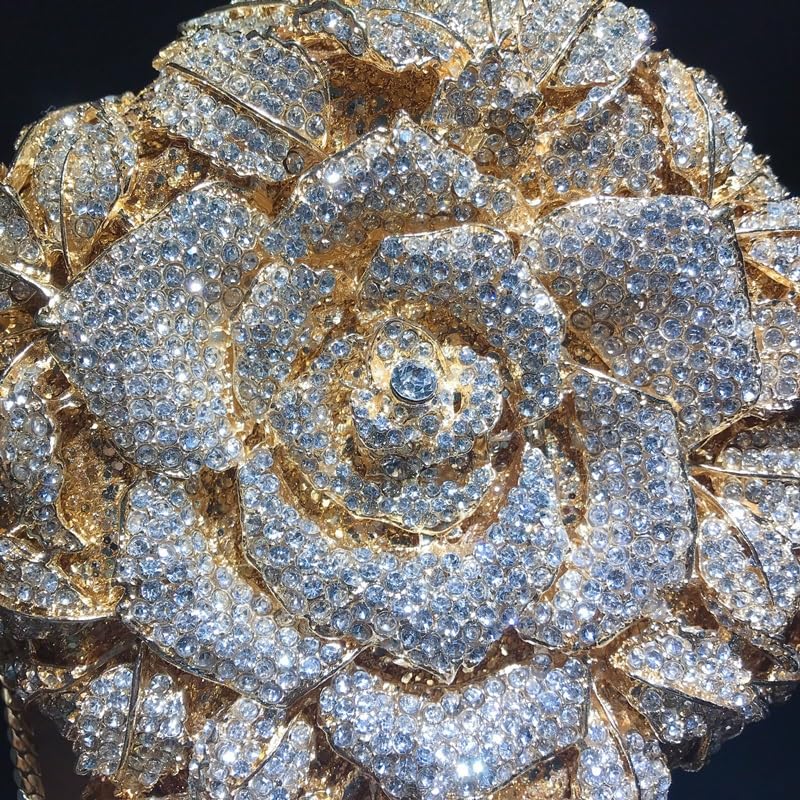 Sac robe de soirée avec chaîne et motif fleur Waterstone