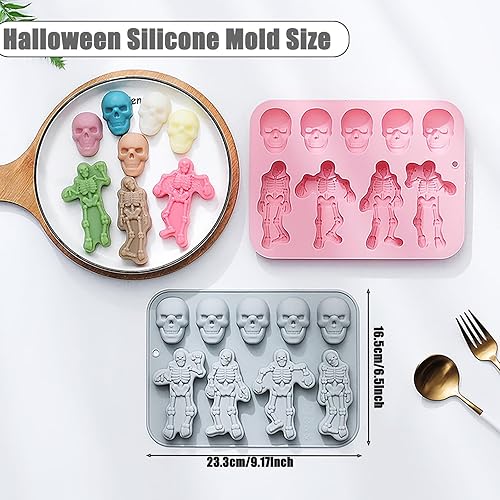 Miniatura 9 de Molde de silicona para dulces de chocolate de Navidad, molde con forma de copos de nieve de 12 agujeros, muñeco de nieve, sombrero de árbol de