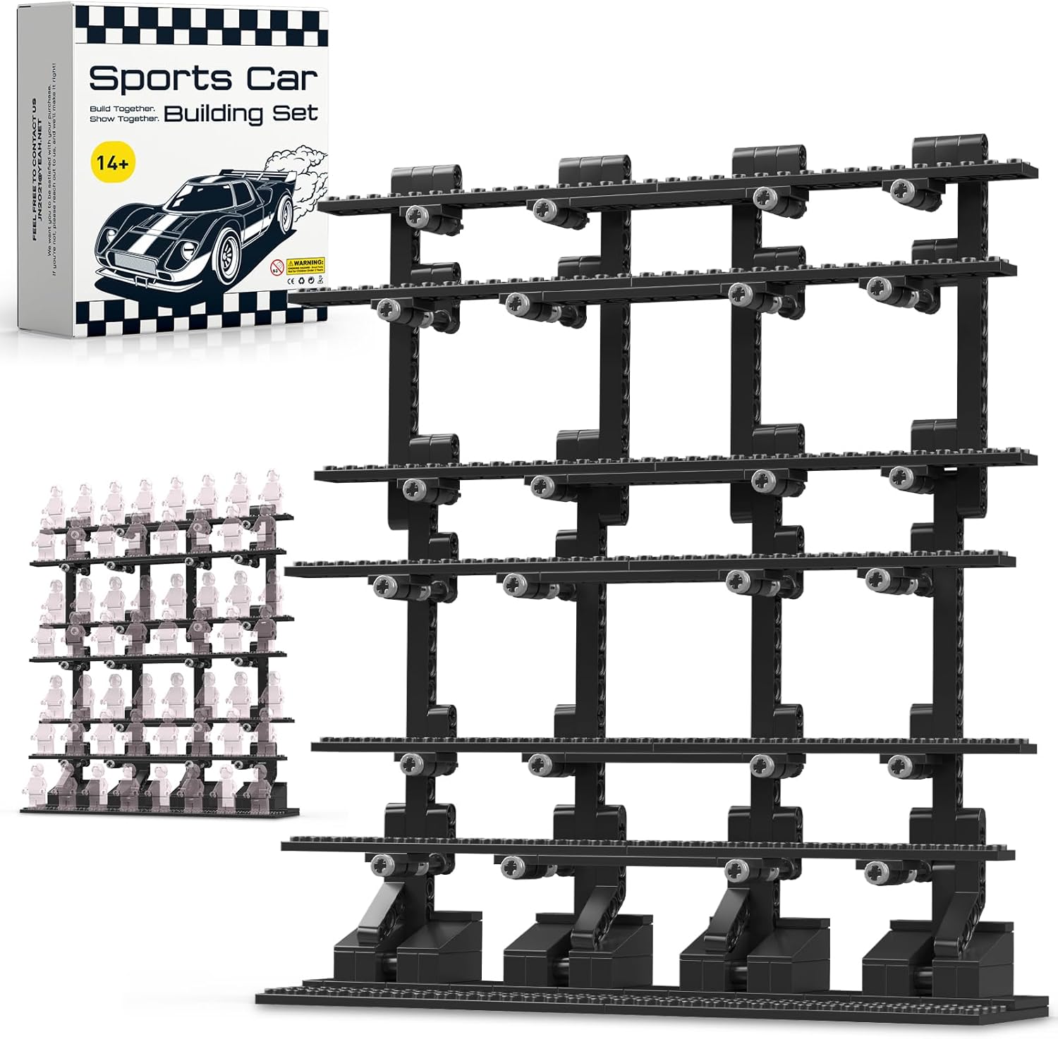 HIGH Godo Minifigure Display Stand Building Set for Adults and Teens Age 14+