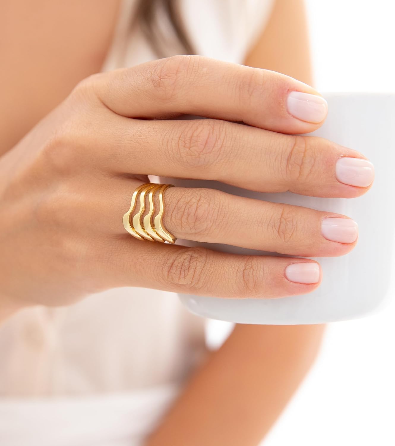 Wave Ring, Sea Wave Ring, Adjustable Ring, Silver Ring, 925 Silver Jewelry, Handmade Jewelry, Unique Gift, Gift for Her, Gift for Him, Birthday Gift - Image 7