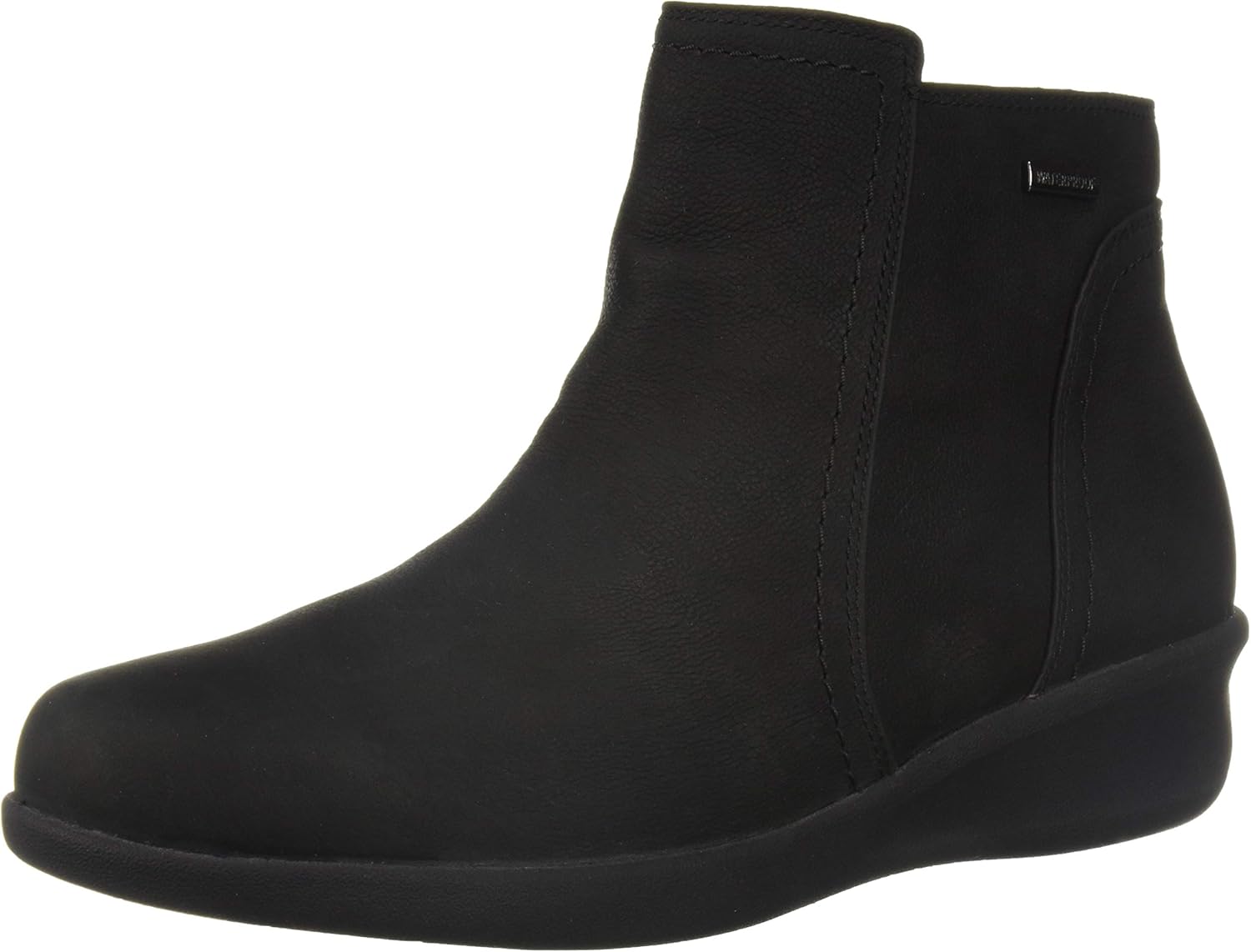 Aravon Women's Fairlee Ankle Boot, Black, 7.5 X-Wide