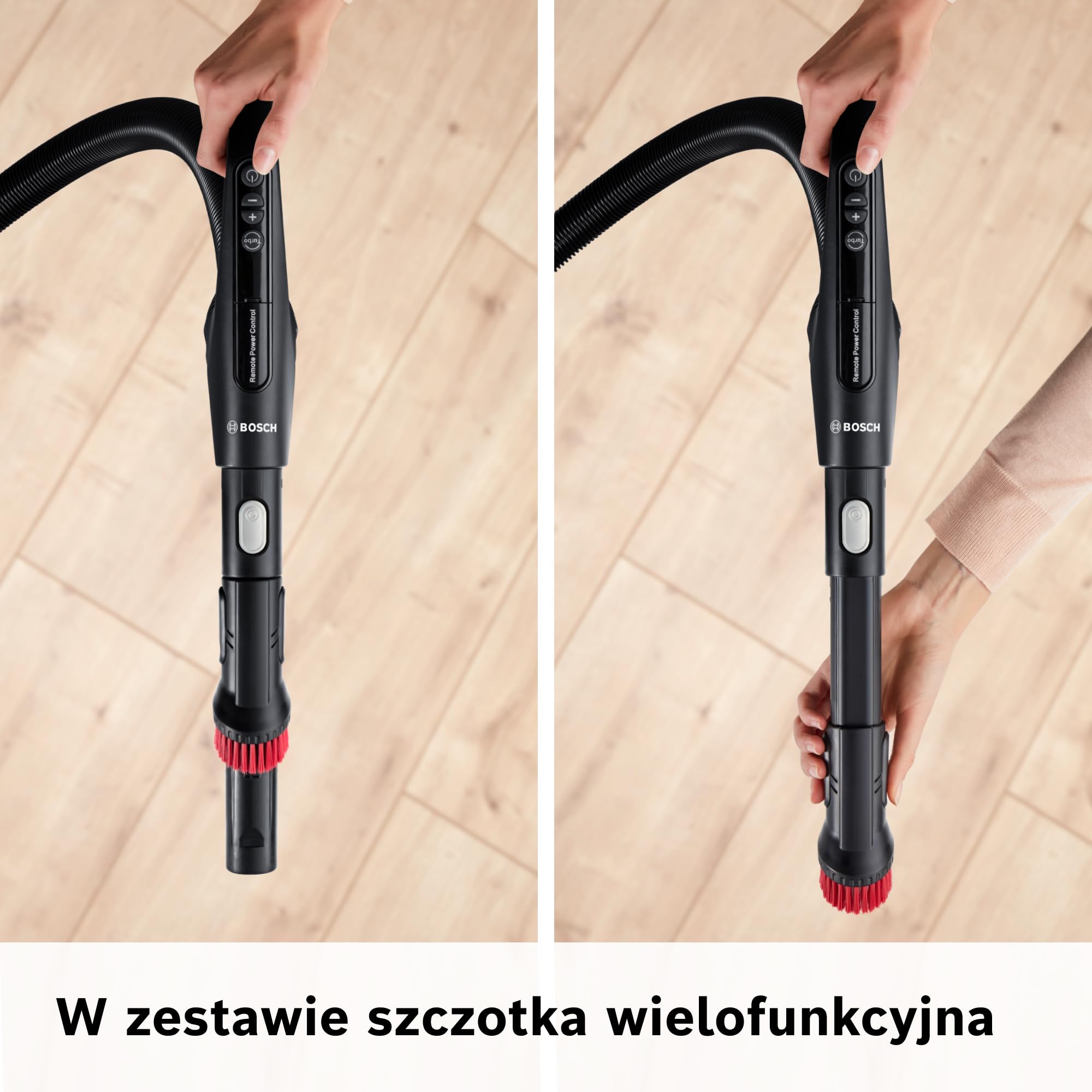 Bosch, odkurzacz workowy, cylindryczny, BGB6SIL1, 66 dB(A), filtr higieniczny HEPA, 10-letnia gwarancja na silnik, mocny, biały