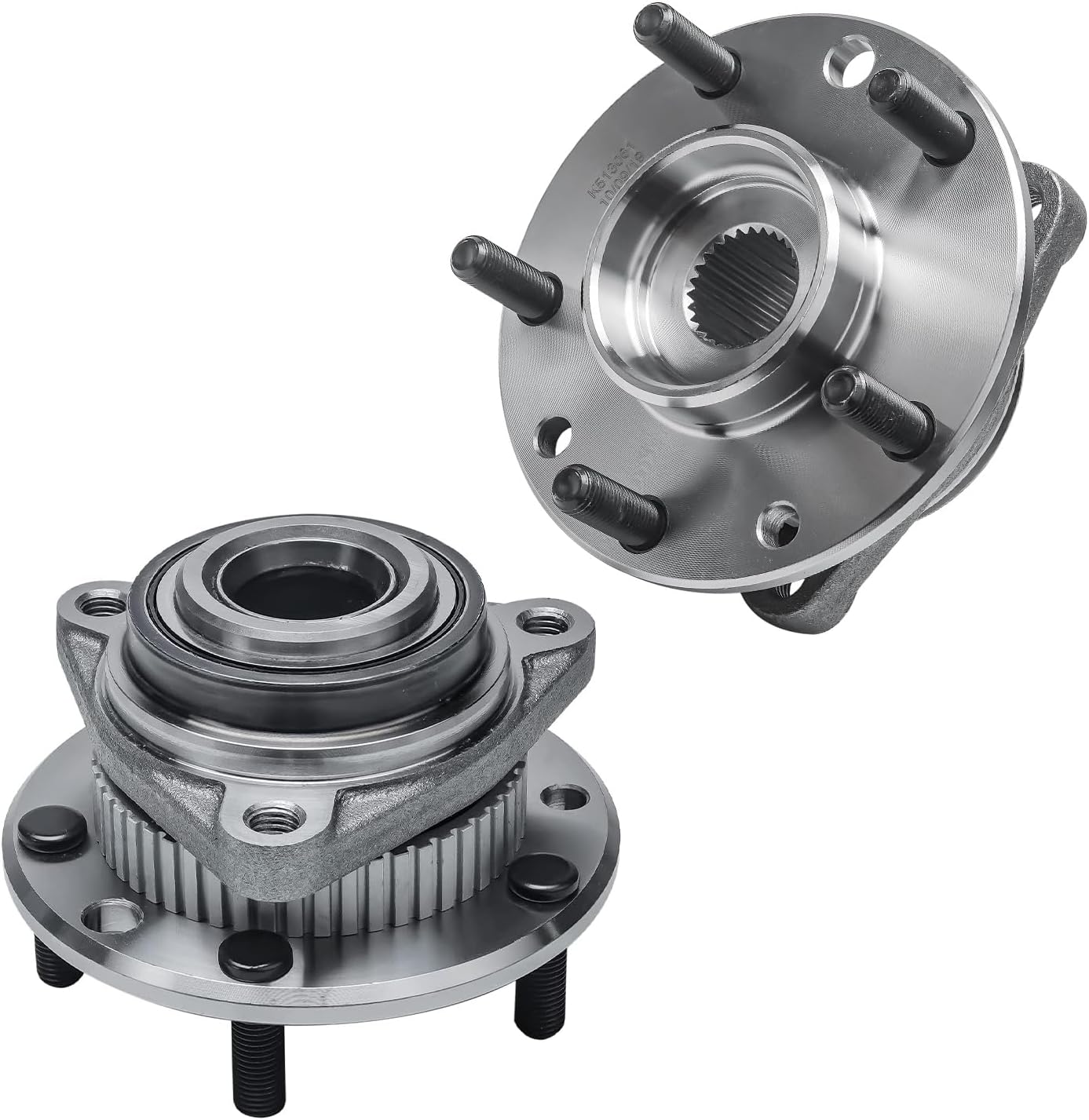 Detroit Axle - Front 6pc Wheel Bearing Hubs Kit for Chevrolet S10 Blazer GMC S15 Jimmy Sonoma Syclone Typhoon Olds Bravada, 2 Wheel Bearing & Hubs 4 Ball Joints Replacement