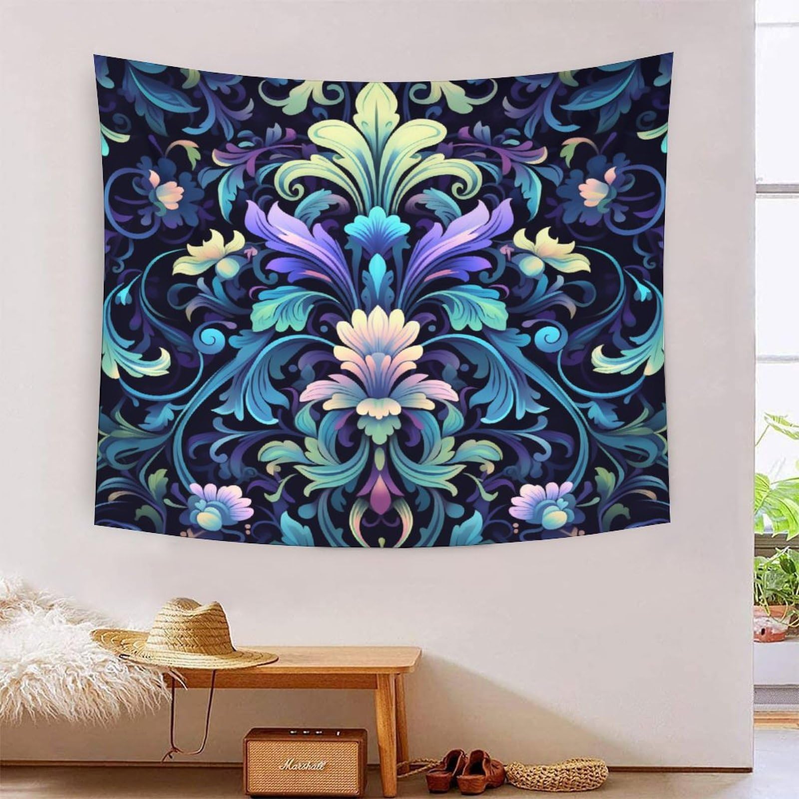 Tapisserie murales effet fleur 3D pour transformer votre dortoir - 7