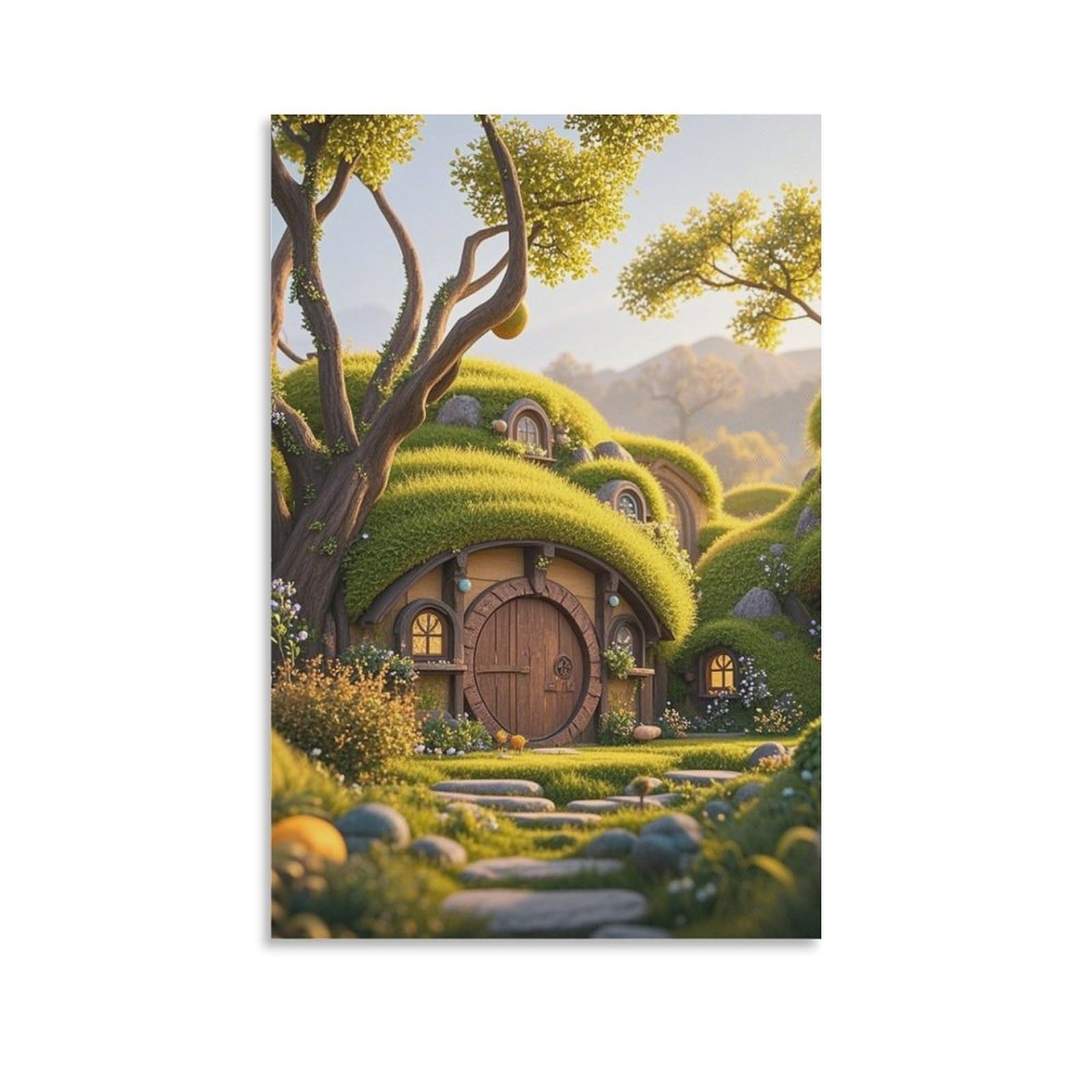 Taies de coussin Fairytale Cottage 40x60 fermeture invisible anti-accrocs
