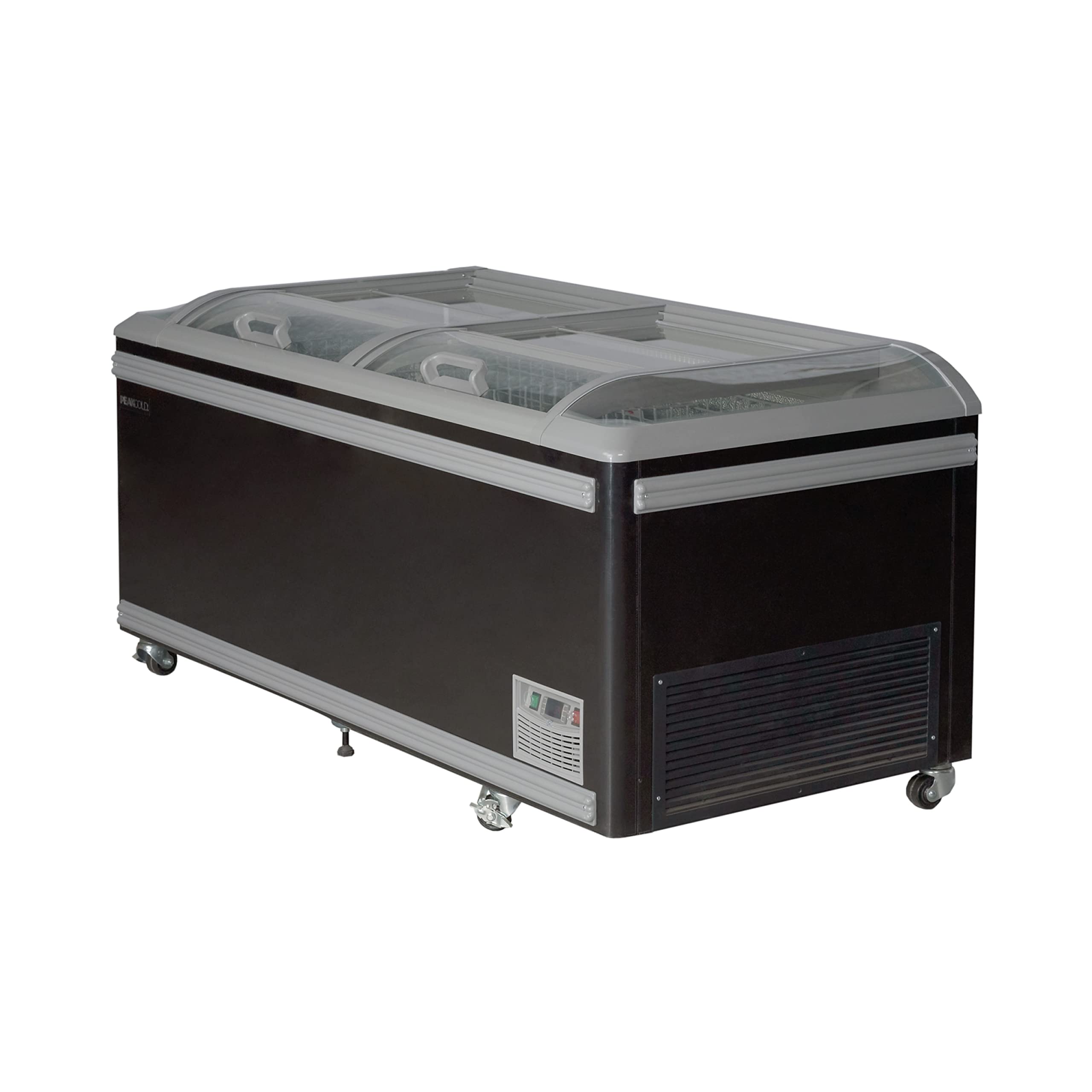 Peakcold Glass Top Island Freezer Black Exterior; 20 Cf; 74" Wide on Fridge.com - View 3