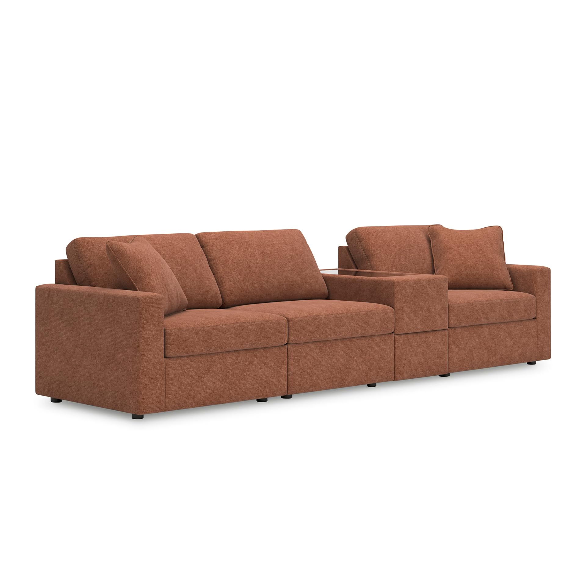 Signature Design by Ashley Modmax 4-Piece Sectional Sofa, Spice