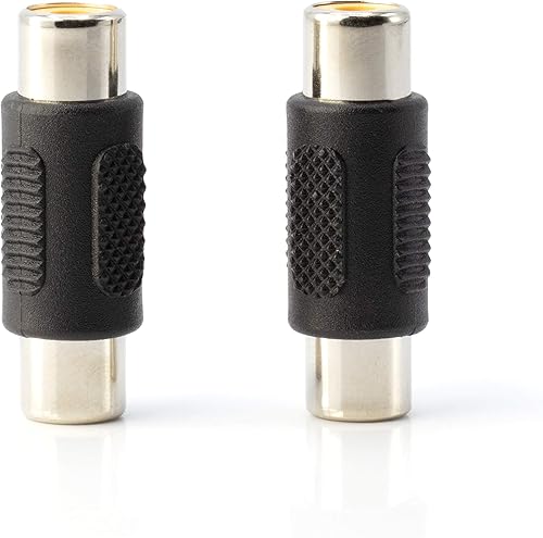 Miniatura 2 de THE CIMPLE CO Adaptador RCA, acoplador hembra a hembra, extensor, barril, conectores RCA de audio y video, para audio, video, SPDIF, subwoofer,