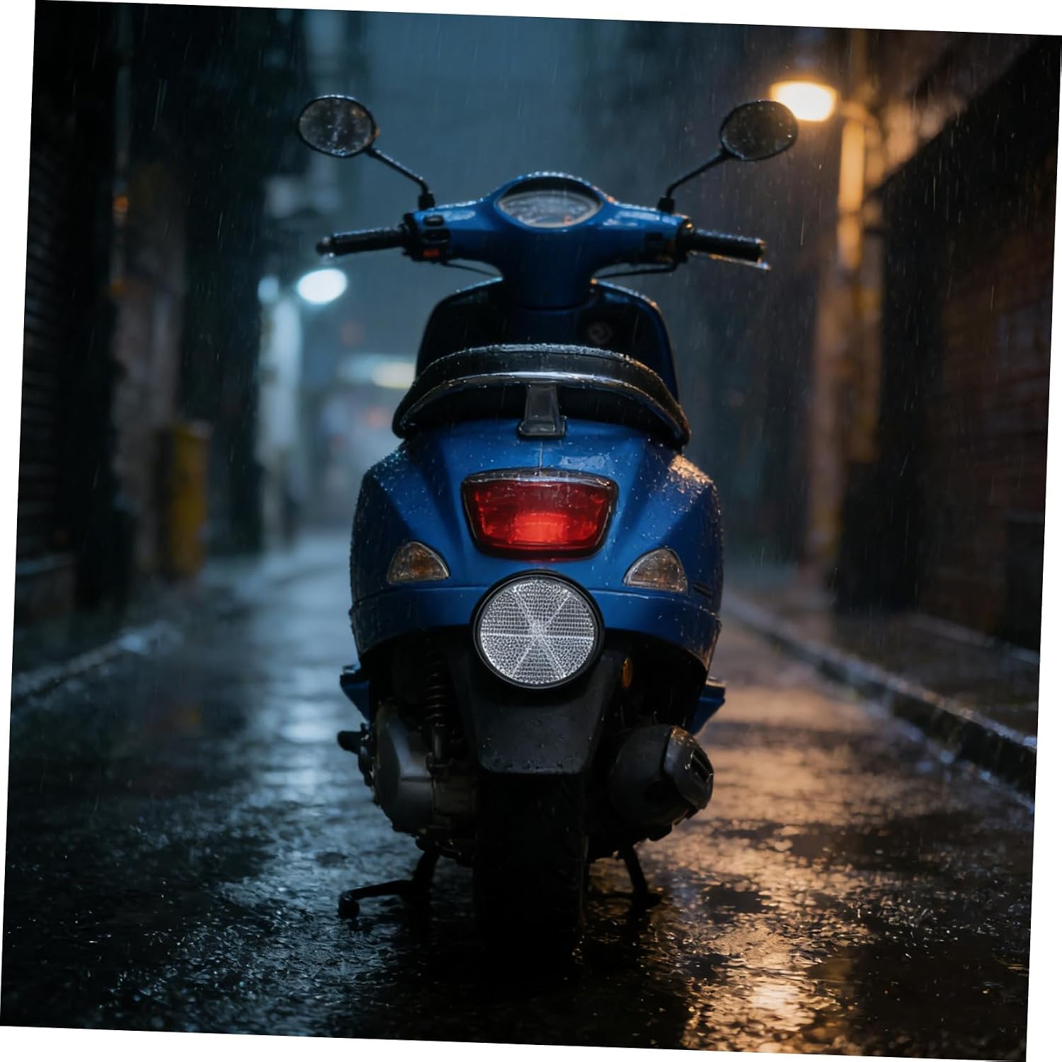 30pcs Motorbike Reflectors 2.3 Inch Round Bicycle Rear Reflector Accessories Universal Motorcycle Safety Reflective Panels for Night Riding