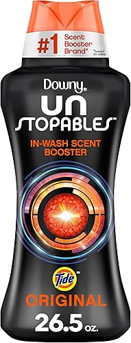 Downy Unstopables - Cuentas potenciadoras de aroma en lavado con aroma original Tide 265 onzas