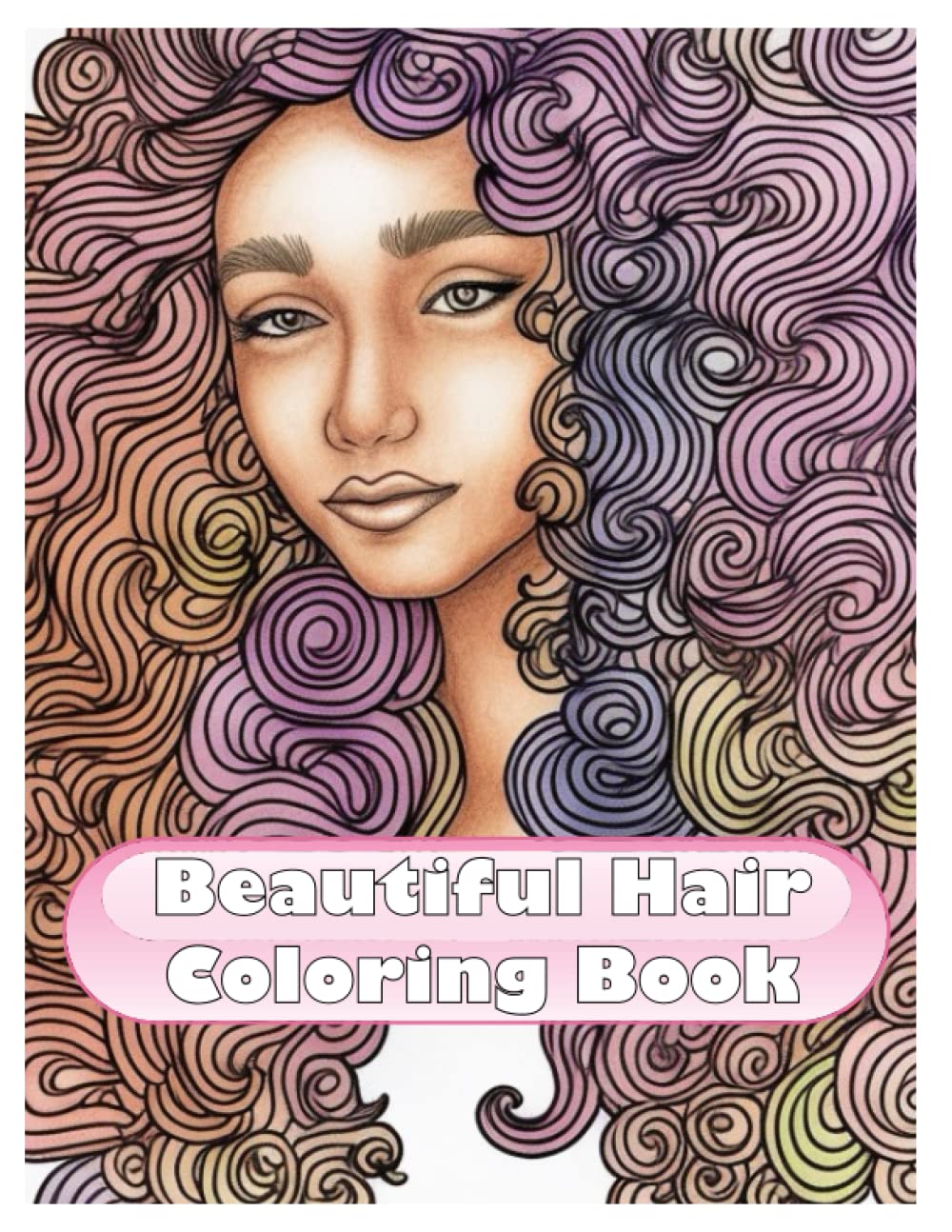 Beautiful Hair Coloring Book