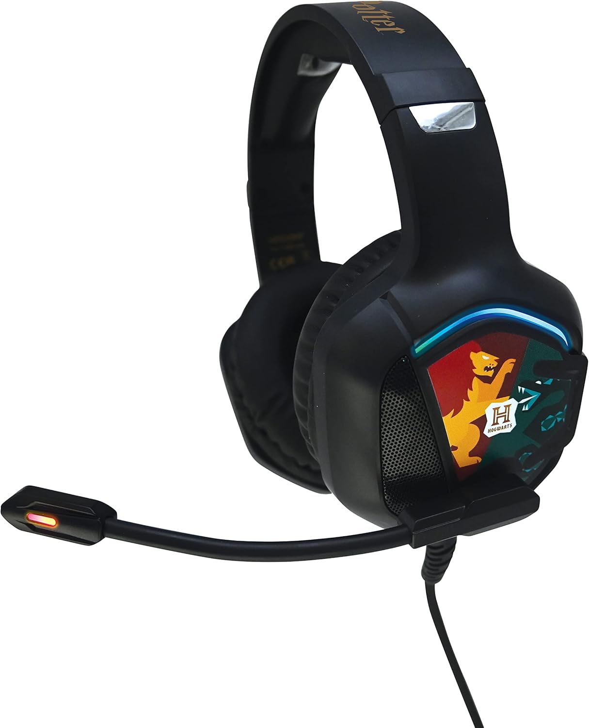 Lexibook, Harry Potter, Gaming Headset, Immersive gaming, Wired Stereo sound, Foldable, Adjustable, Black, HPG10HP