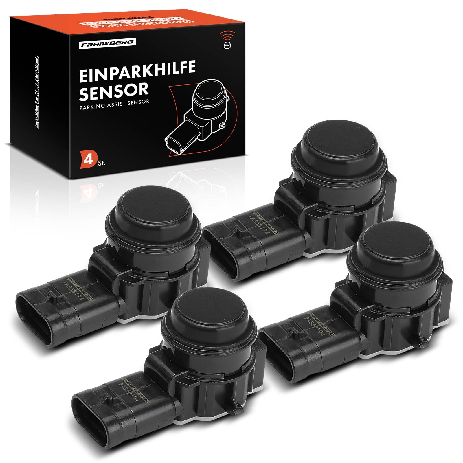 Frankberg 4x Sensore di Parcheggio PDC Compatibile 312 0.9L 2012-2019 319 0.9L 2013-2019 4C 960 1.7L 2013-2019