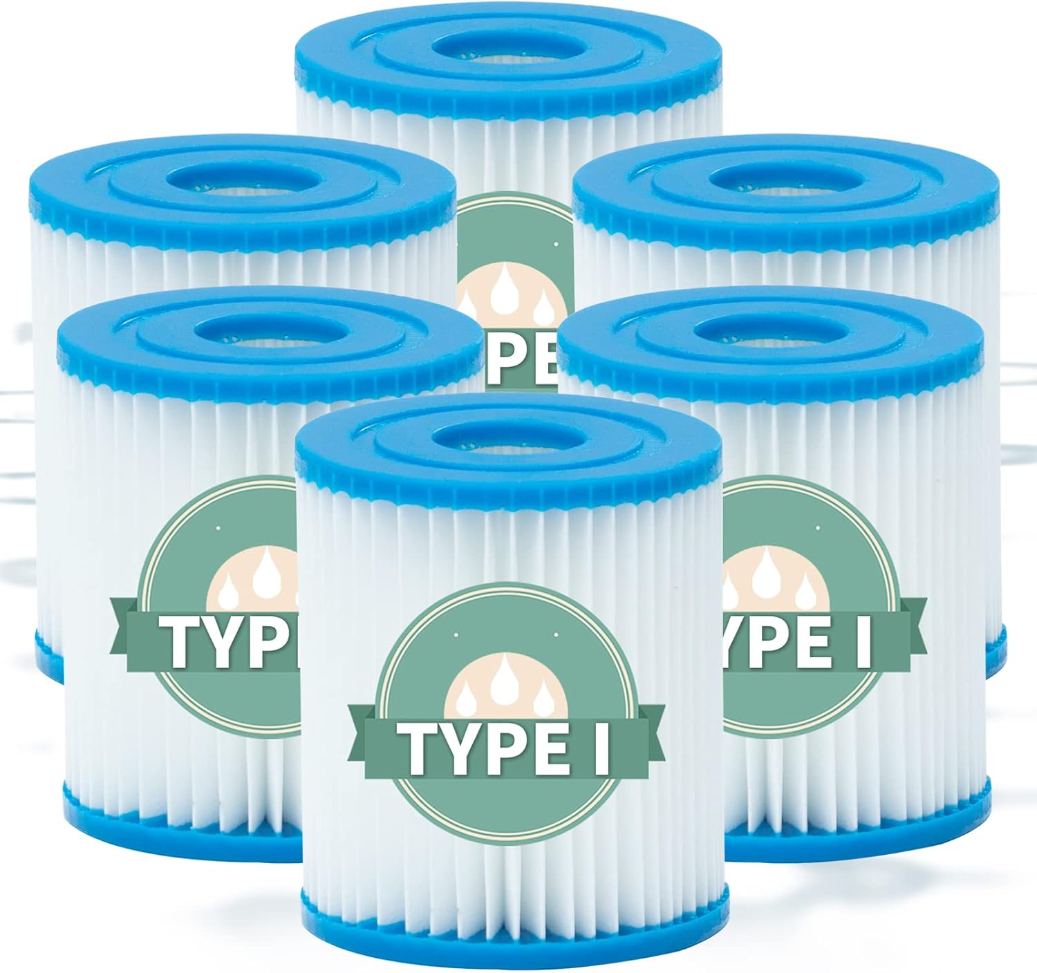 SHUAIG Type I Pool Filters Cartridges for Bestway 58381,Replacement