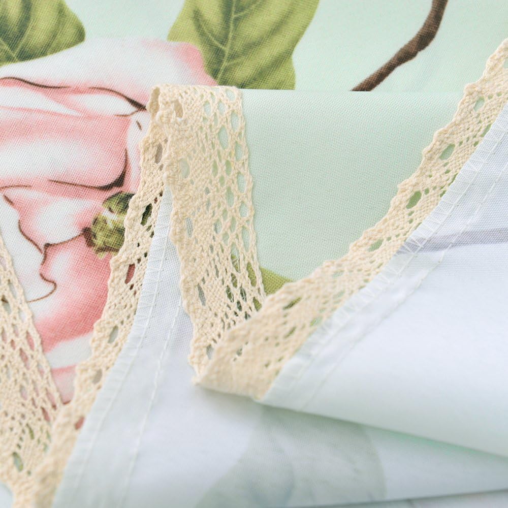 Exclusive Discount 60% Price Wewoch Decorative Camellia Floral Print Polyester Rectangle Tablecloth Waterproof Fabric Lace Table Cloth, Table Cover for Dining Room and Party (60x120-Inch, Pale Green) Flash Deals - 60% OFF Wewoch Decorative Camellia Floral Print Polyester Rectangle Tablecloth Waterproof Fabric Lace Table Cloth, Table Cover for Dining Room and Party (60x120-Inch, Pale Green)