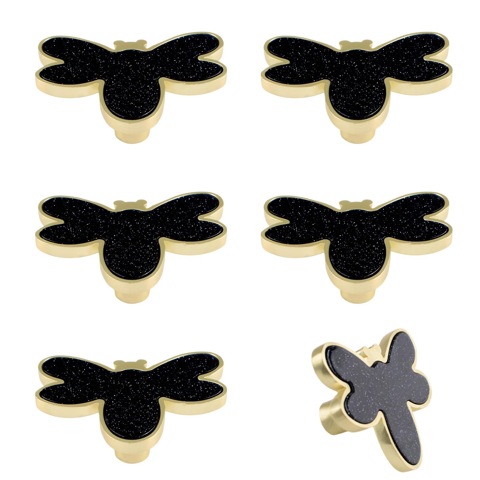 MOROBOR Decorative Bee Kitchen Cabinet Knobs