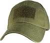 OD Green 2 x 3 Hook & Loop Front Patch Hat OD Green Baseball Cap 6418