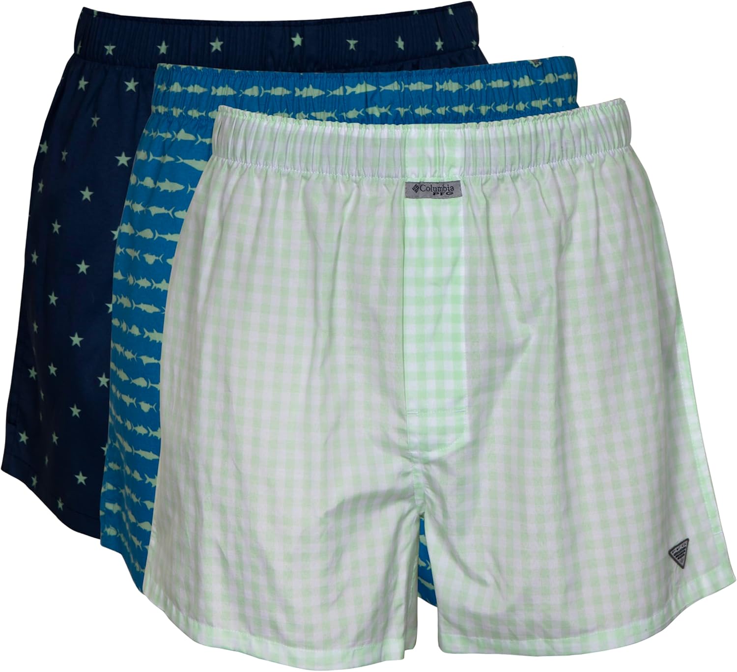 Columbia mens Pfg Woven Boxer Short 3 Pack