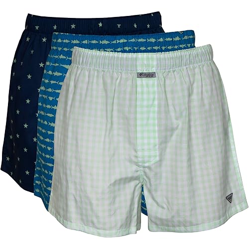 Columbia mens Pfg Woven Boxer Short 3 Pack