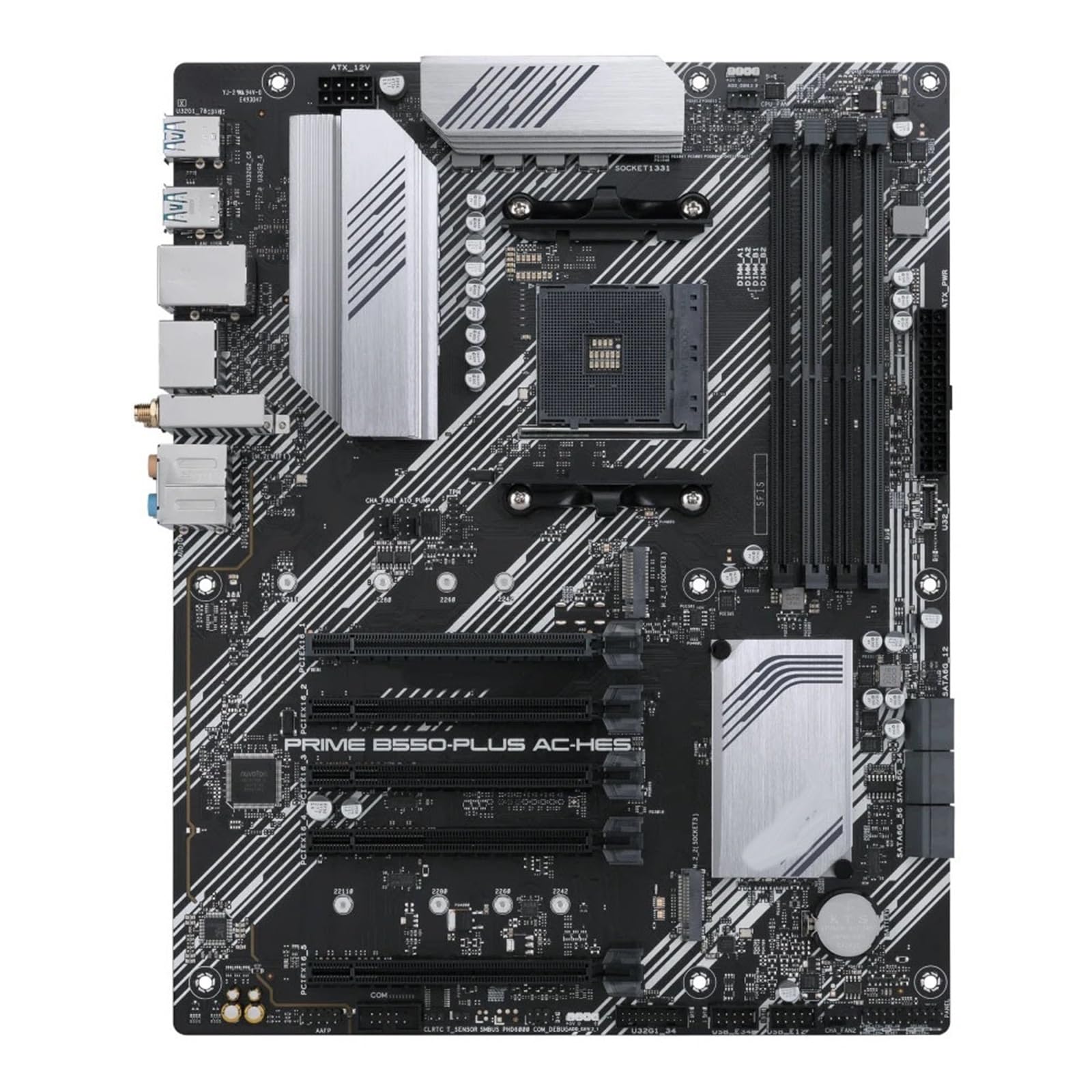 Placa Madre Fit For ASRock Prime B550-PLUS AC-HES