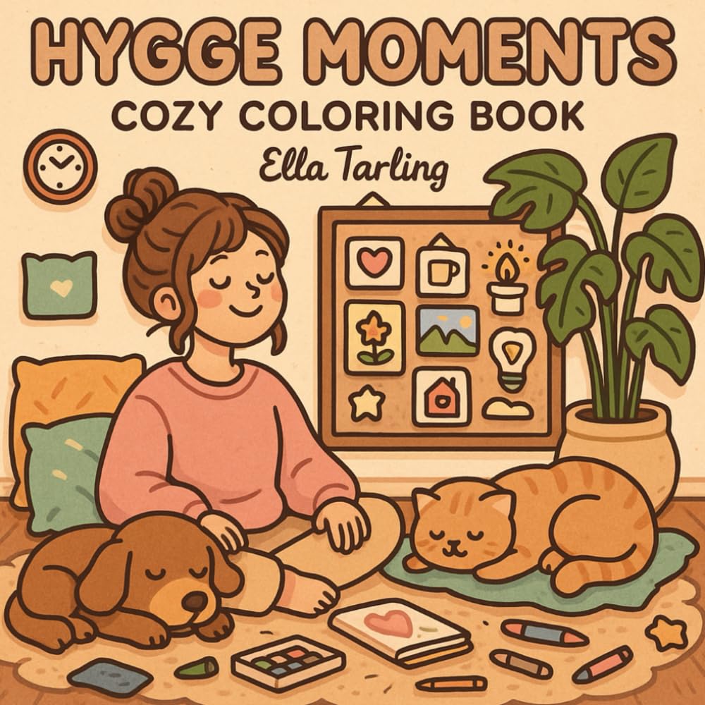 Hygge Moments – A Cozy Bold & Easy Coloring Book for Girls & Adults
