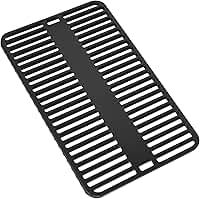 DELSbbq 80631 Grelha de cozinha para churrasqueiras Weber Go-Anywhere a carvão e a gás, grelha para churrasco de acampamento ao ar livre, substituição para Weber 70211 3634 67195, ferro fundido, 40,6