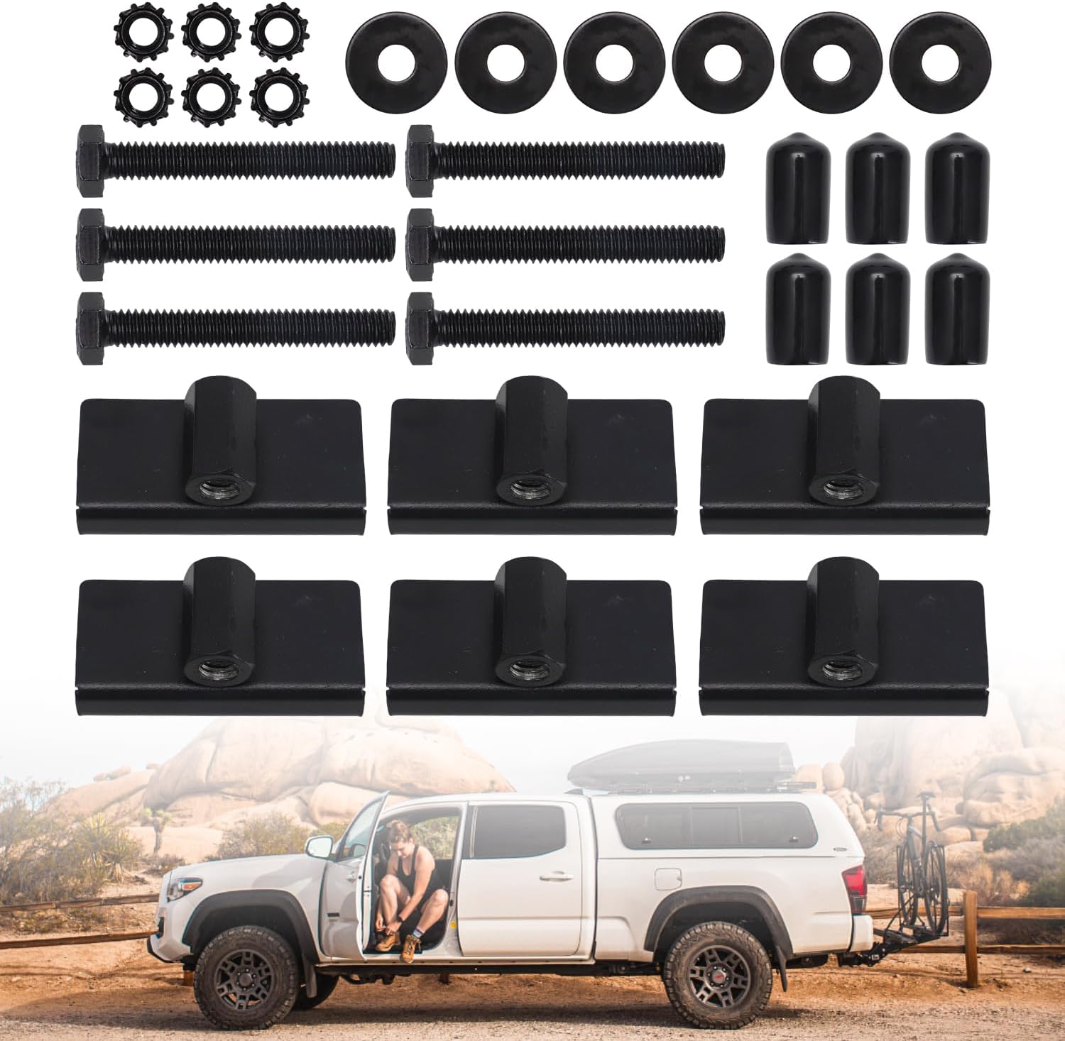 Clamp Kit For Snugtop Camper - Replacement Part #715406 - Shell Parts For Snugtop Campers - Compatible with Snugtop Campers & Toppers - Clamp Kit 6 Packs