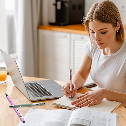 Vista 105 de Zonon - Paquete 12 bolígrafos con frases motivacionales para escuela y oficina, punta fina, escritura uniforme, citas divertidas para regalar a Rosa