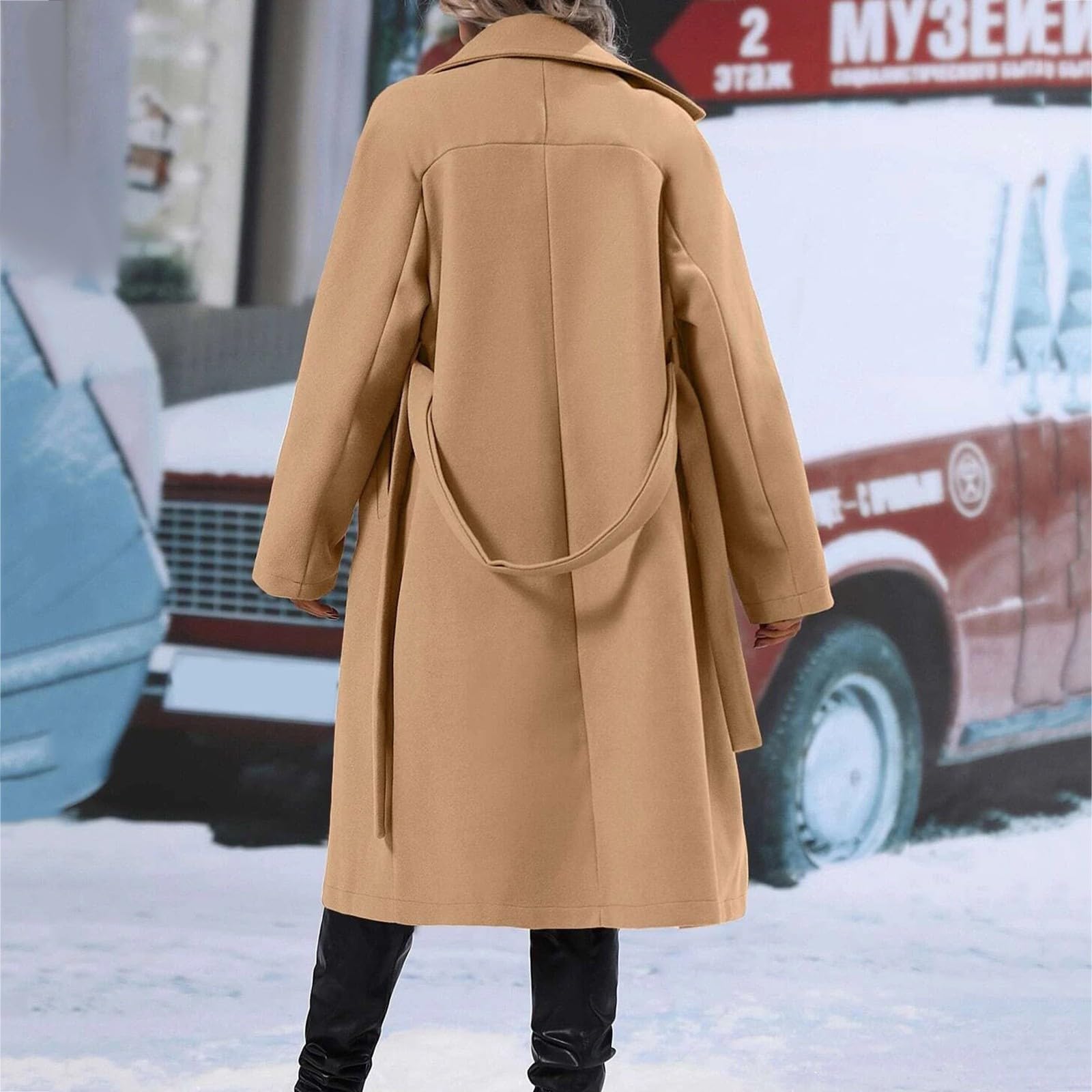 Blazer Femme Tailles Longues Elegant Boutons Bureau Blazer Classique Travail Manches Veste Grandes Femme Unie Couleur