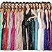 Sufsad Women's Sexy Halter Cowl Neck Sparkly Jumpsuits Clubwear Sleeveless Elegant Sequins Bodycon Wide Leg Pants Rompers (Red, S), Small