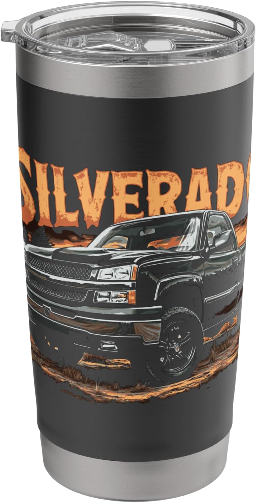 Silverado Truck 2003-2006 Cateye OBS Old Body Style Truck Stainless Steel Insulated Tumbler