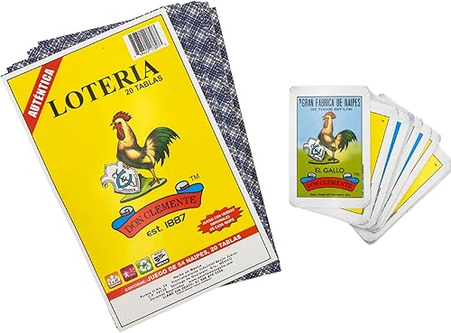 Miniatura 7 de Needzo Don Clemente Autentica Loteria Mexican Bingo, Tarjetas Coloridas y Educativas (Regular)