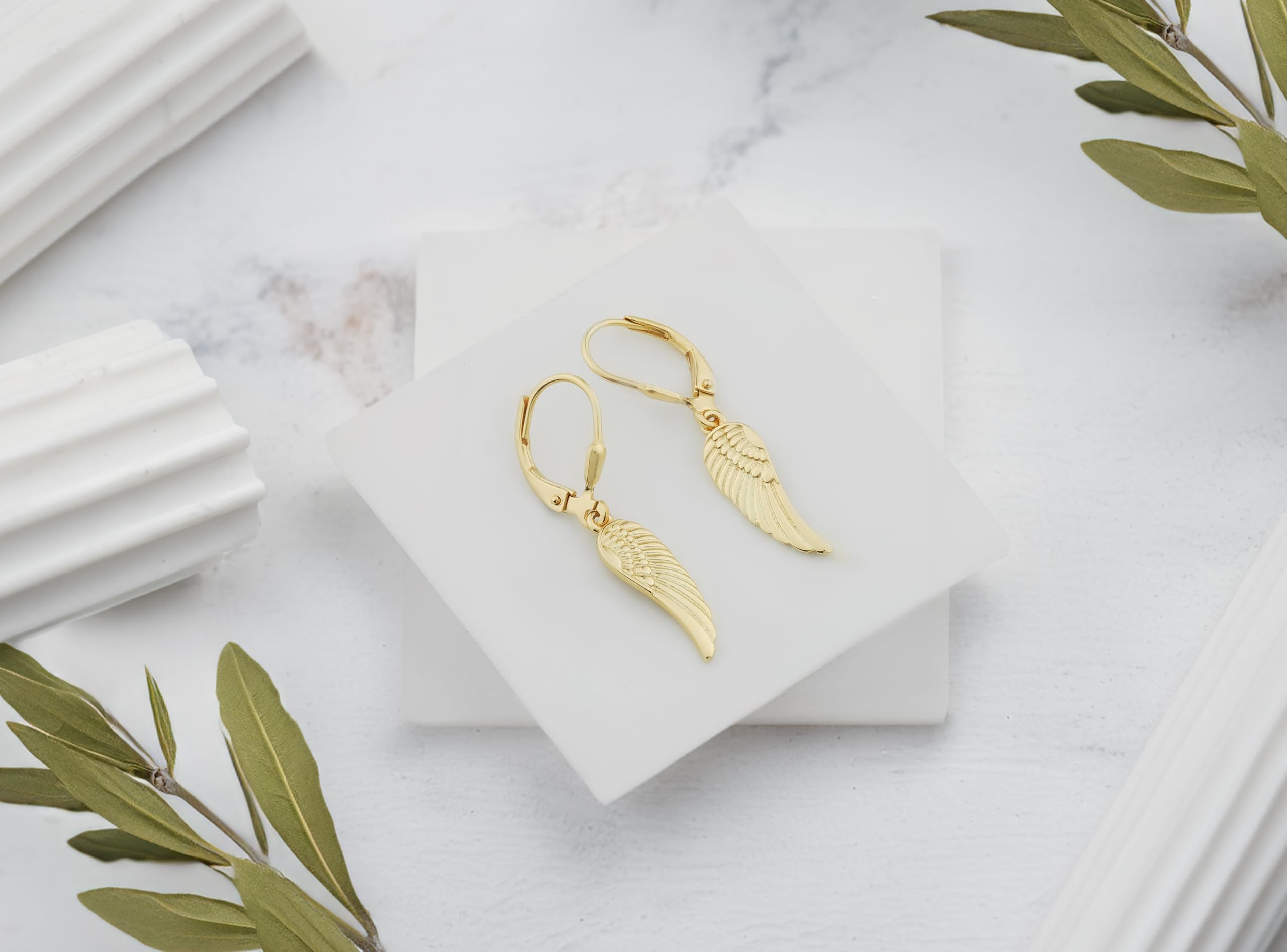 SOFIA MILANI - Pendientes para Mujeres en Plata de Ley 925 - Pendiente Colgante de Ala