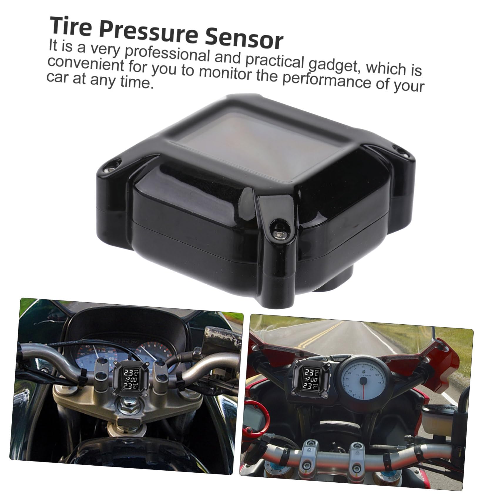 Alasum Monitor y Profesional para Coche de Presión de Neumáticos Color Negro Alta Precisión Material Plástico Multiuso para Control Seguro