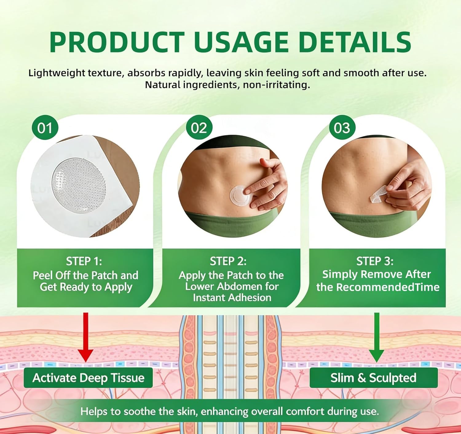 Moringa Berberine X Nad Patches, 2026 New 10-in-1 Berberine Patch, Natural Patches for Women and Men, Suitable for All Skin Types (3 Box) - 5