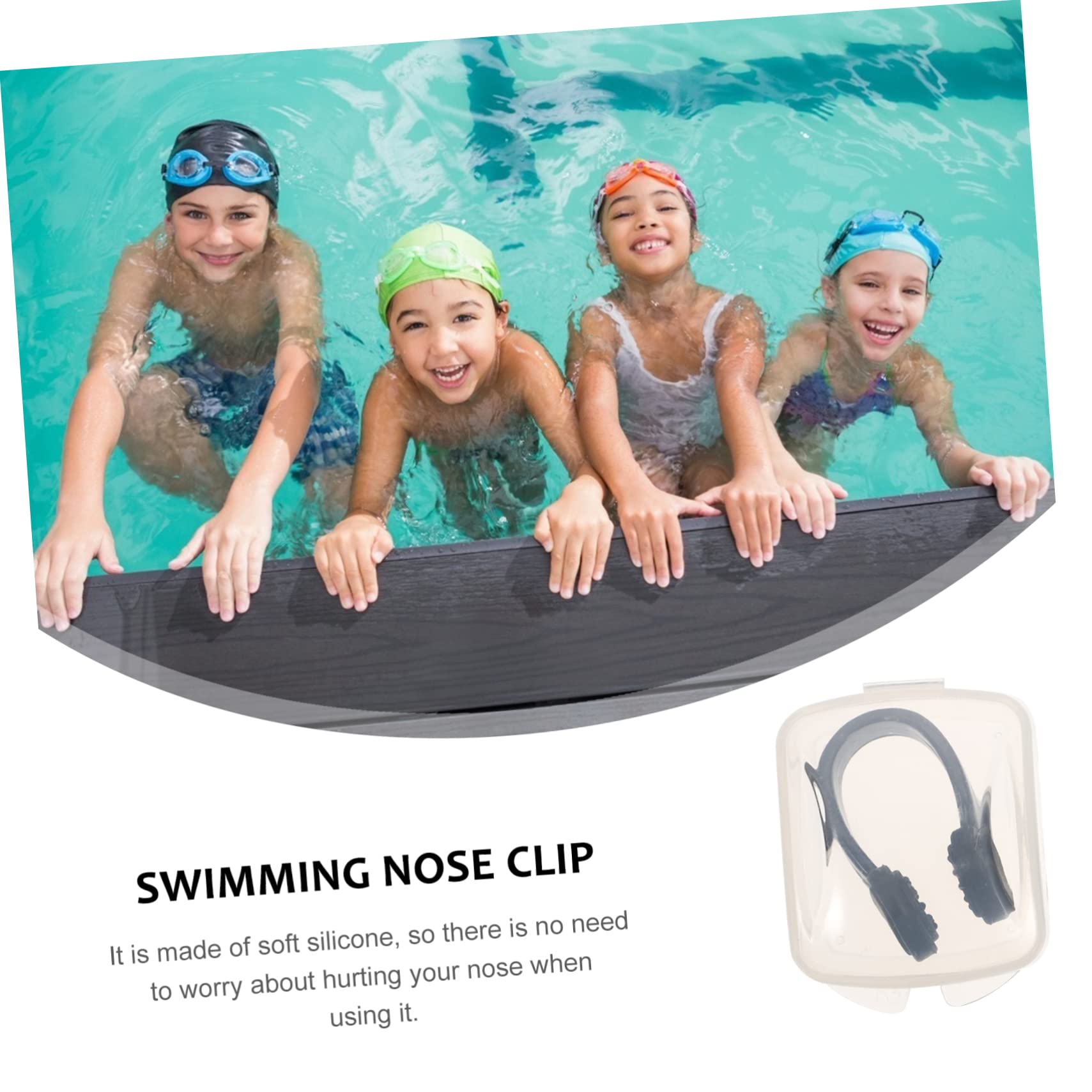 VANZACK Clip para La Nariz De 30 Uds Práctico Suministro De Natación Accesorios para La Piscina Protector De La Nariz Clip De Agua Antiasfixia Abrazadera para La Nariz Clip