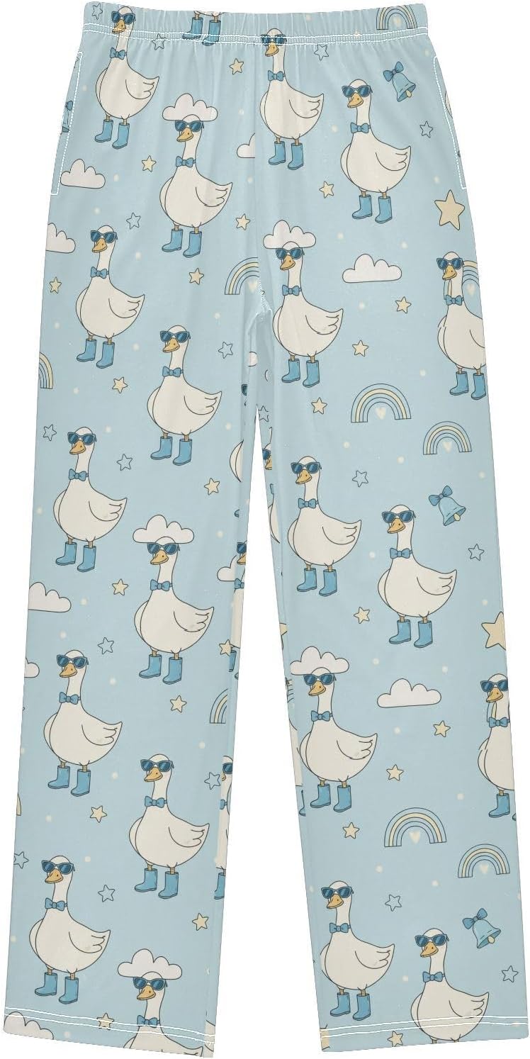 Super Soft Pajama Lounge Pants with Pockets Elastic Waist Pajama Bottoms Long Sleepwear for Christmas