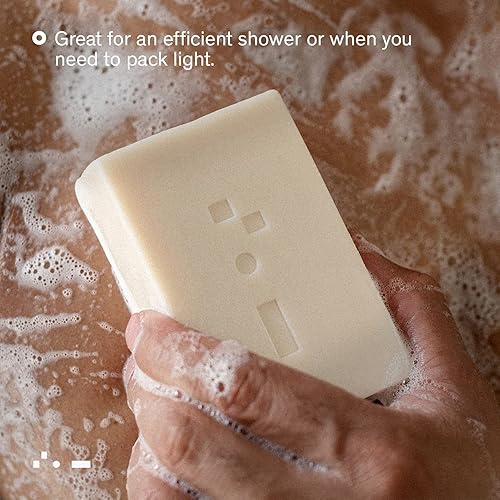 Miniatura 4 de Bravo Sierra Tonka Bean & Lemon Body Bar, paquete de 3, limpiador multifuncional todo en uno con coco, manteca de karité y harina de avena para