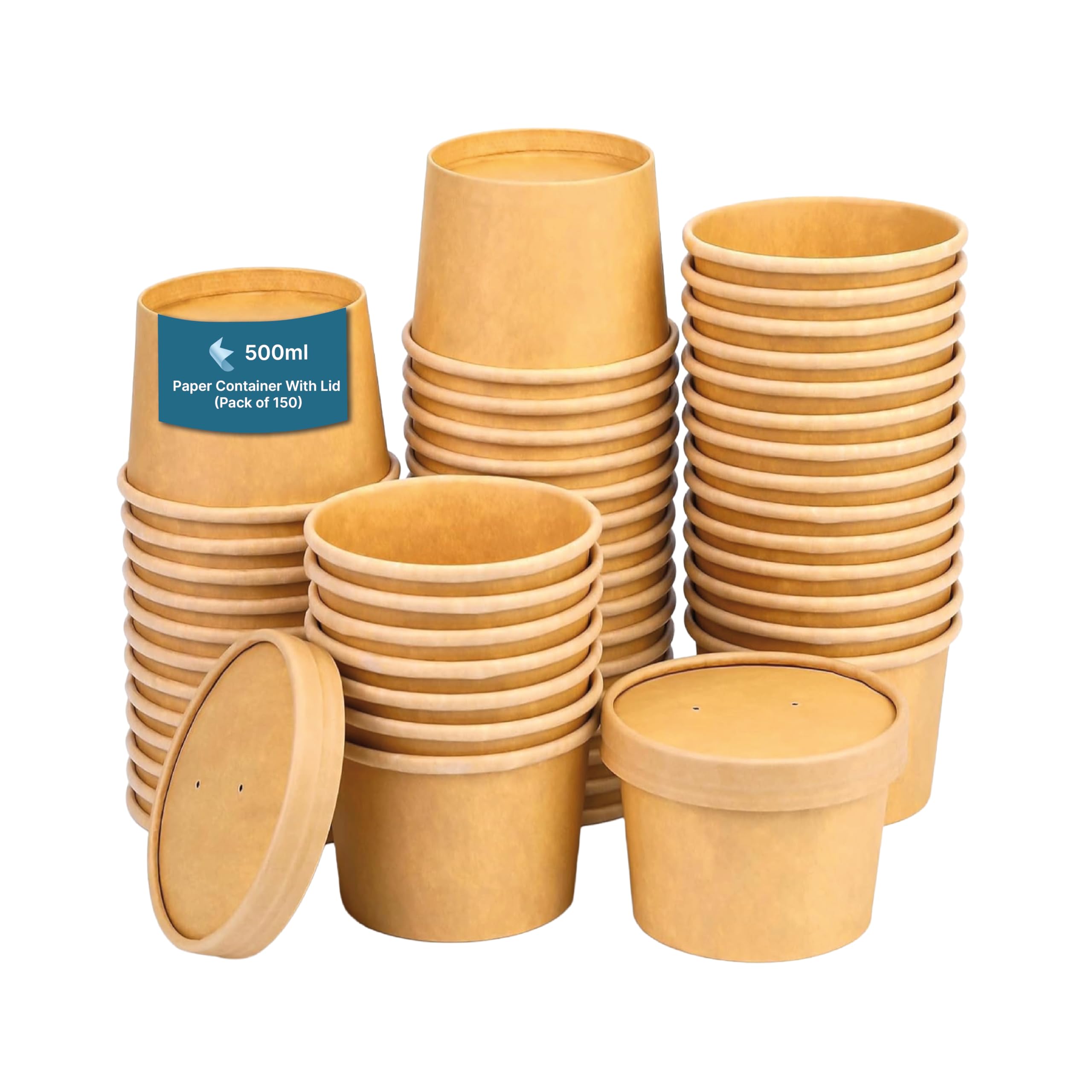 Eco-Friendly Paper Food Containers with Lids -16