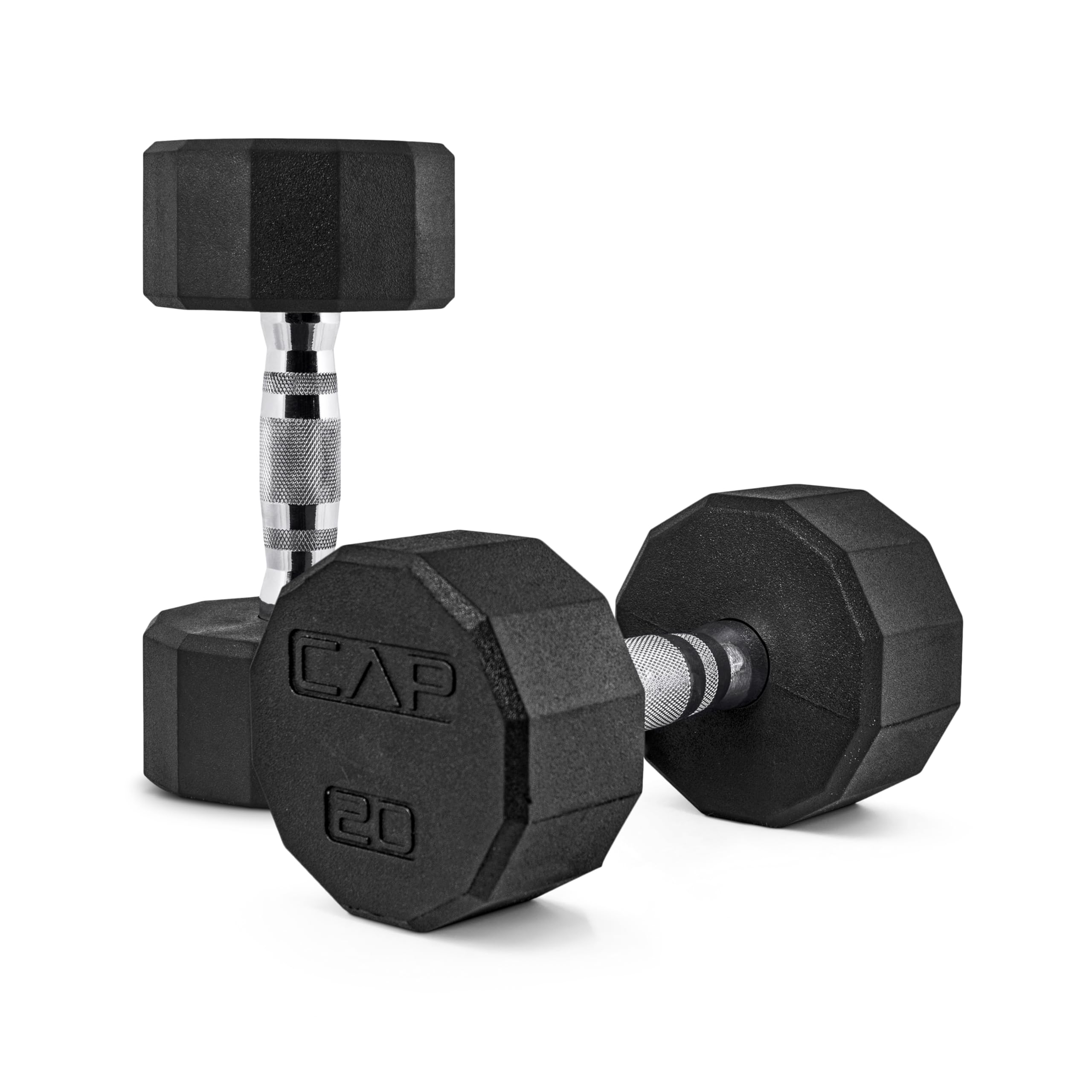 CAP Barbell Coated Dumbbell Weight | Multiple Options Pairs & Sets