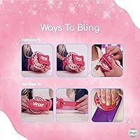 Vista 6 de blinger Glimmer Collection - Paquete de recambio Fiesta de cumpleaños 12 discos – 180 gemas Bling in Brush Out Funciona con herramienta