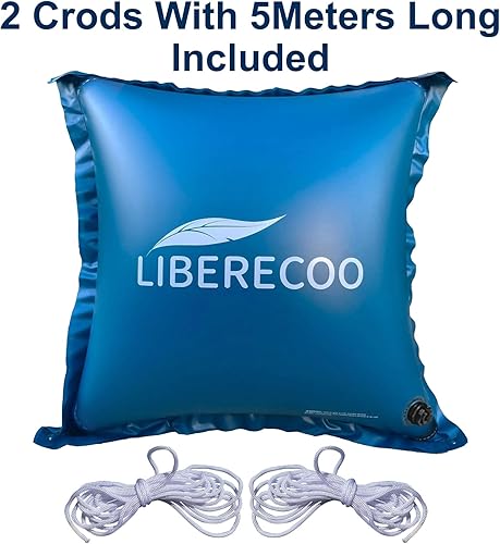 Miniatura 6 de LIBERECOO Almohadas de piscina de 4 x 4 pies para piscinas sobre el suelo, kit de cierre de piscina para invierno, almohada de piscina de invierno.