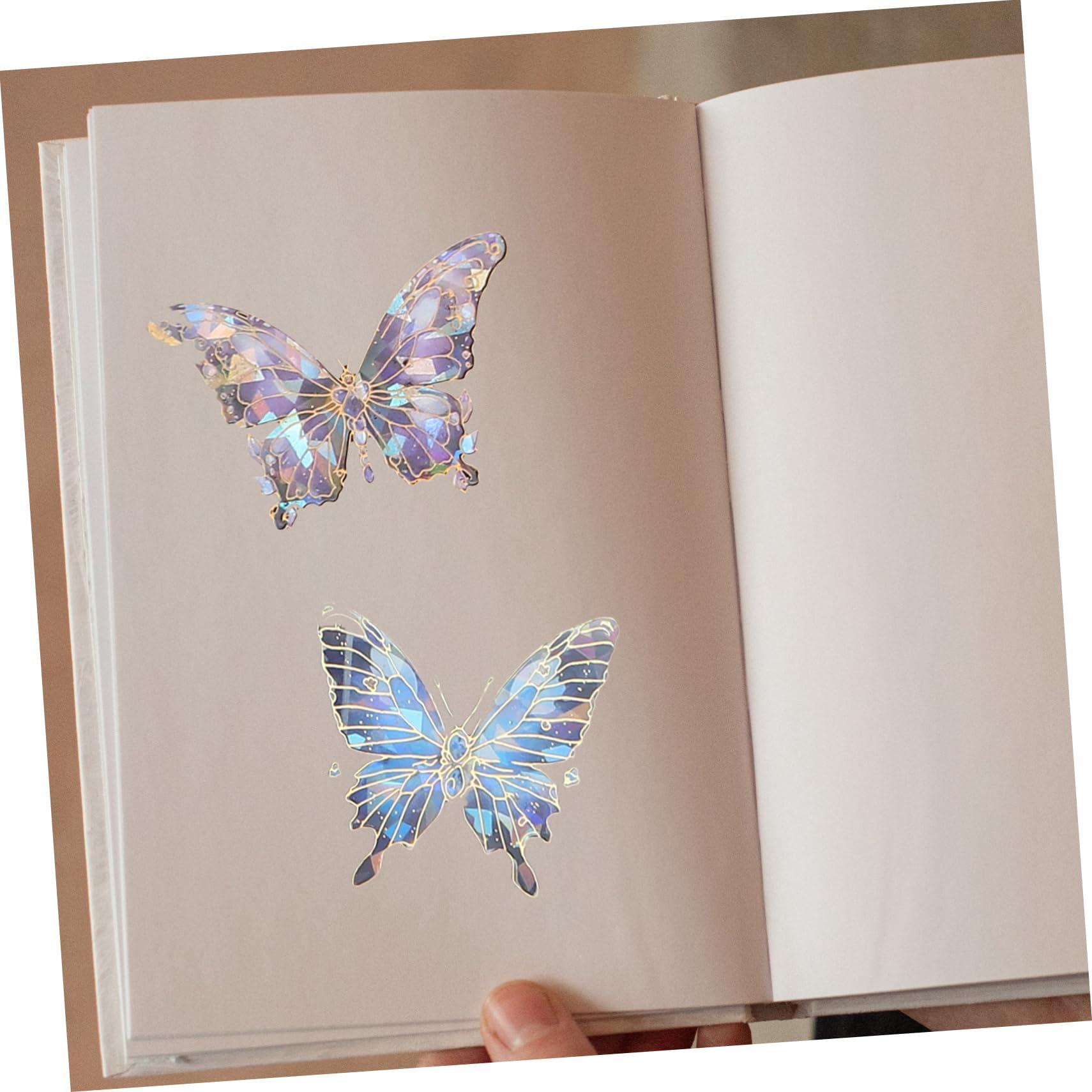 Gadpiparty 3 Set Adesivi Olografici Per Scrapbooking Materiale Decorativo Con Fantasie Adorabili Per Album Fotografici Planner Fai Da Te Stile 120 Pezzi * 3