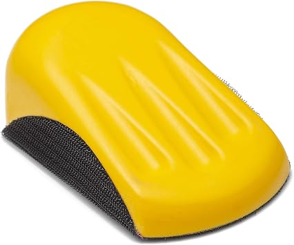 Glass Polish 3 x 5 inch Hand Sanding Block for 5 inch 125mm Hook & Loop Grip Abrasive Discs - GP15901