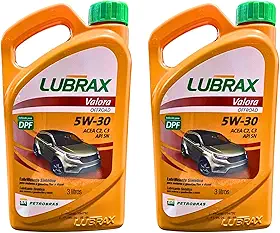 3 Litros de óleo Para Motor Lubrax Sintético SN 5W30 Off Road Diesel com DPF 3 Litros de óleo Para Motor Lubrax Sintético SN 5W30 Off Road Diesel com DPF