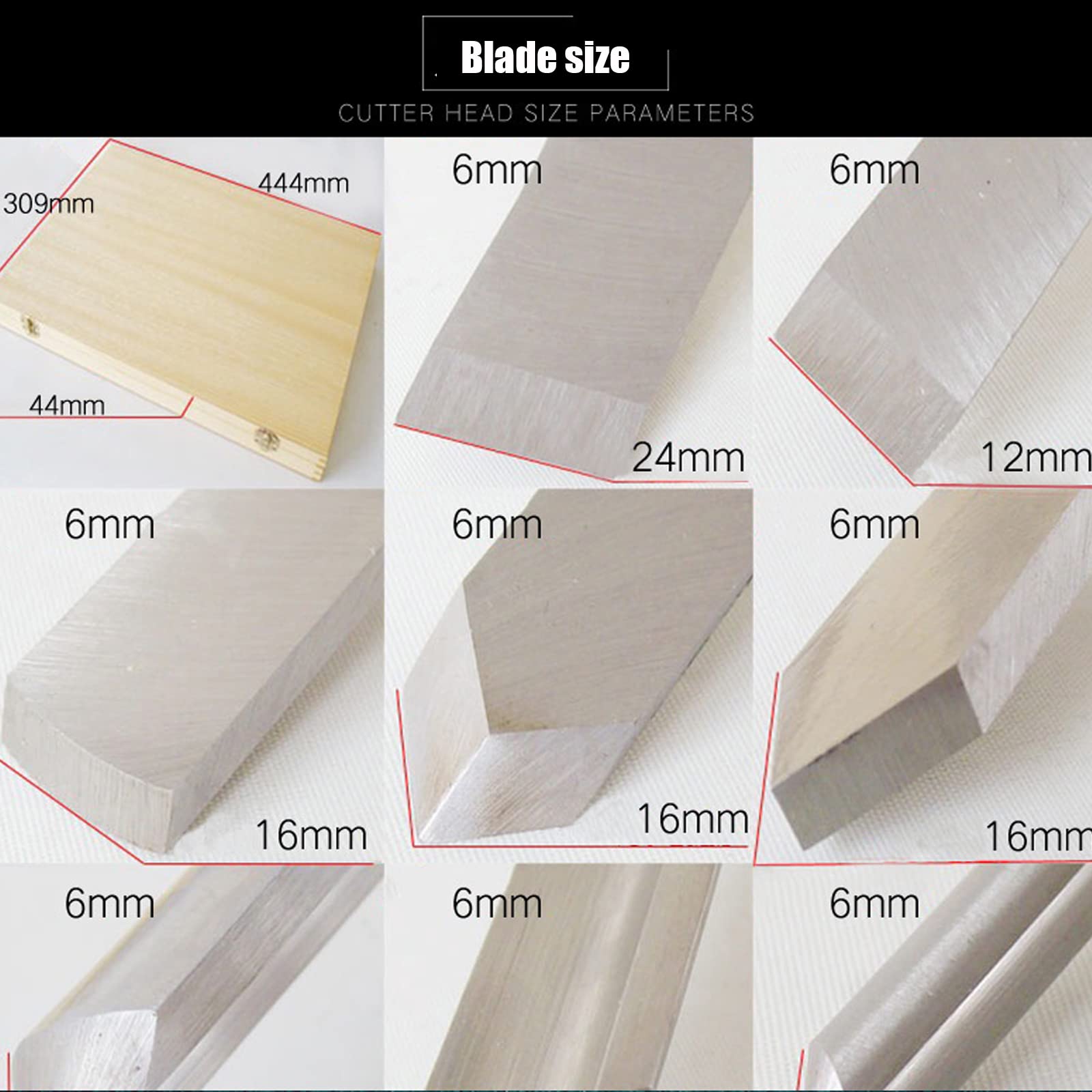 ZPYXBH Scalpelli Per Legno, Scalpelli Da 6, 12, 18, 24, 32, 38Mm, Strumenti Per Intaglio Del Legno, Set Di Scalpelli Per Legno Per Intaglio Del Legno, Carpenteria, Rifilatura Dei Bordi