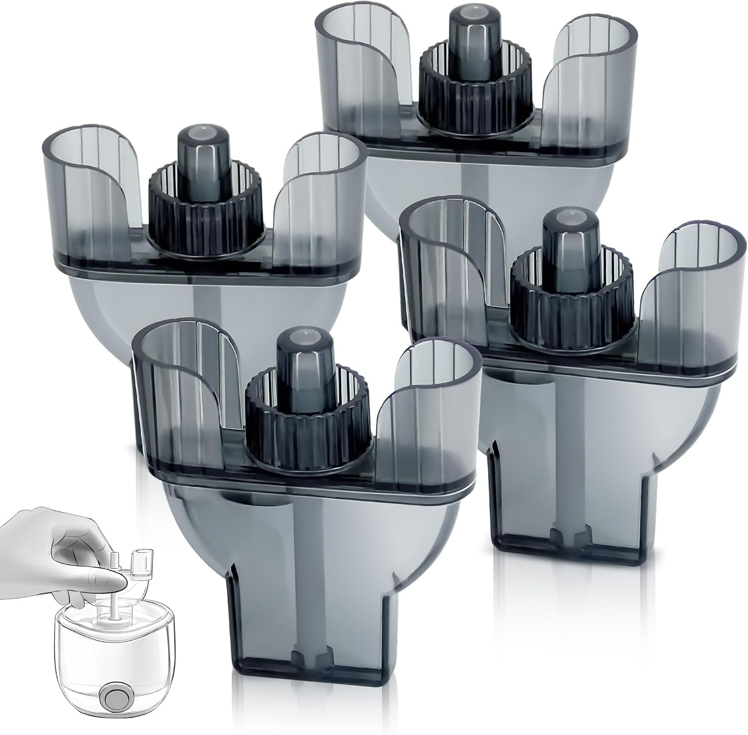 Mosquito Repeller Refills (4 Pack) – 160 Hours Total Protection – Heat-Activated Vapor Repellent for 20ft Zone – Odorless, No DEET or Spray – Compatible with E-Series & Radius for Patios, Camping