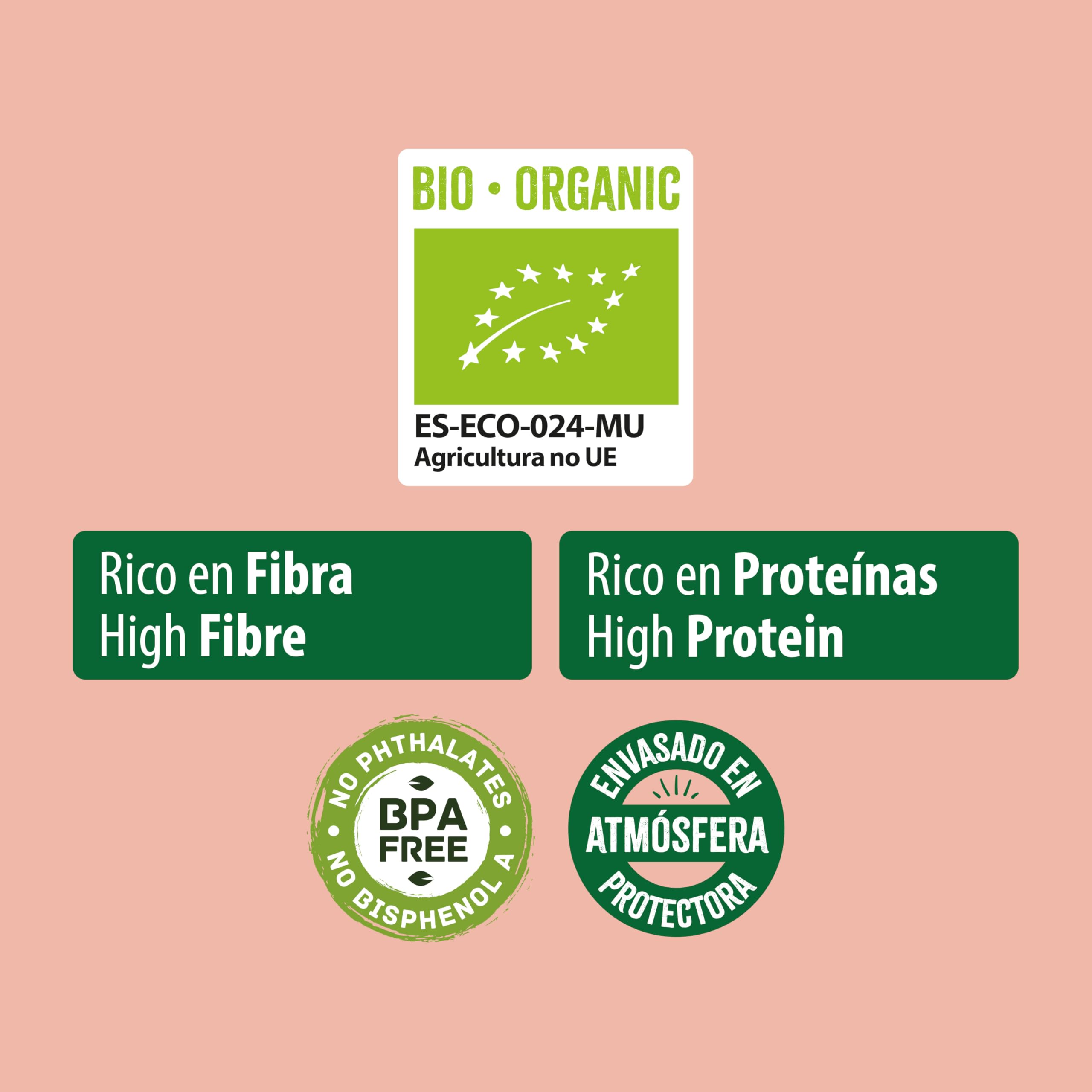 Lentejas Rojas Bio 500 g NaturGreen Alto Contenido en Proteína y Fibra Agricultura Ecológica