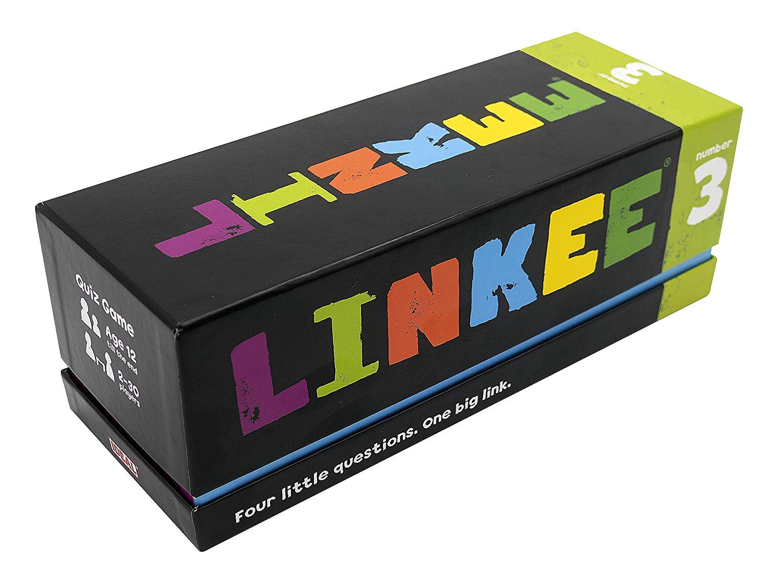 Ideal Linkee trivia game Four Little Questions, with One Big Link Family Games For 2-30 Players, Nylon/a, Ages 12+